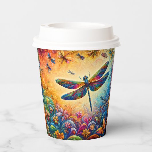 Die Reise der Libellen Pappbecher (Rückseite)