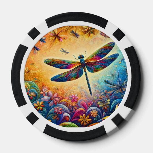 Die Reise der Libellen Pokerchips (Rückseite)