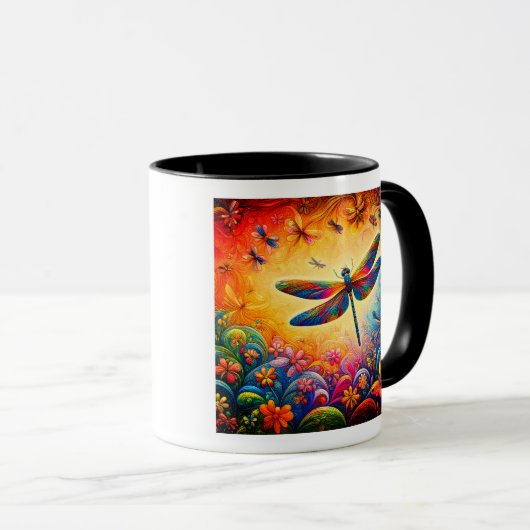 Die Reise der Libellen Tasse (VorderseiteRechts)