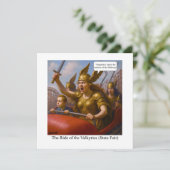 Die Reise der Valkyries (Staat Messe) Einladung (Stehend Vorderseite)