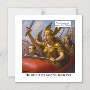 Die Reise der Valkyries (Staat Messe) Magneteinladung