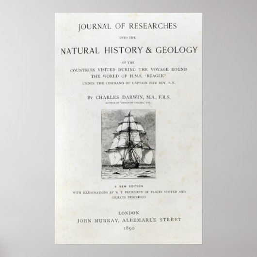 Die Reise des Beagle Poster (Vorne)