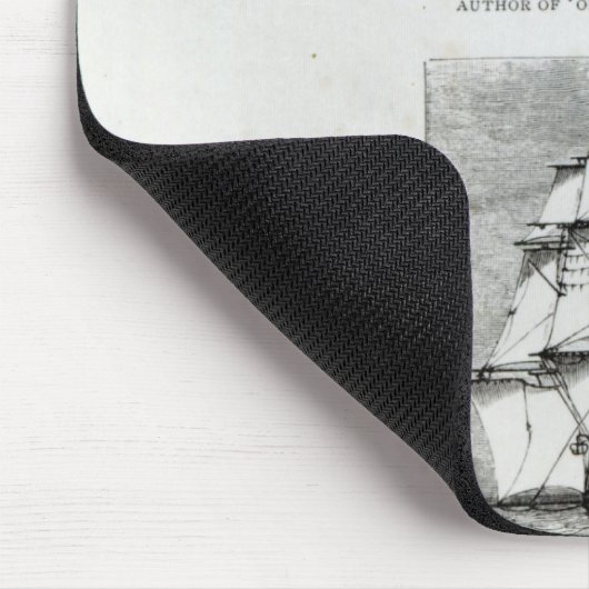 Die Reise des Beagles Mousepad (Ecke)