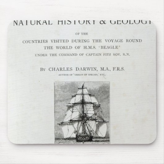 Die Reise des Beagles Mousepad (Vorne)