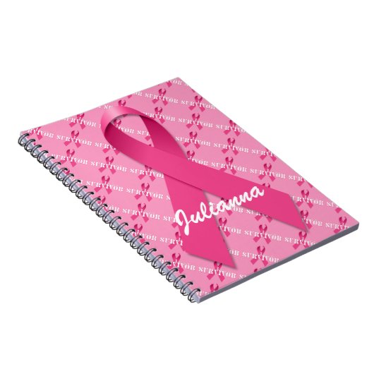 die Reise des Brustkrebses Notizblock (Rechte Seite)