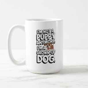 Die Reise des Erwachsenen-Hundes Kaffeetasse