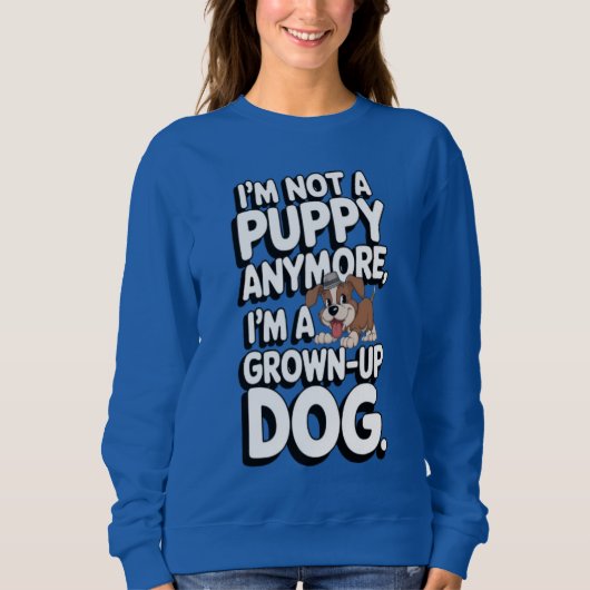 Die Reise des Erwachsenen-Hundes Sweatshirt (Vorderseite)