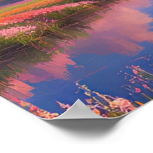 Die Reise des Flusses Poster (Ecke)