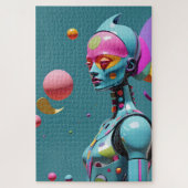 Die Reise des Geistes in einem Flicker des fluores Puzzle (Vertikal)