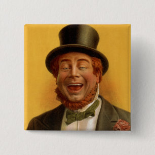 Die Reise des glücklichen Rowdys auf der ganzen Button