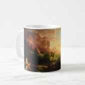Die Reise des Lebens - Kindheit von Thomas Cole Kaffeetasse (Vorderseite Links)