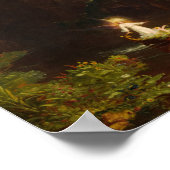 Die Reise des Lebens, Kindheit von Thomas Cole Poster (Ecke)