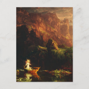 Die Reise des Lebens: Kindheit von Thomas Cole Postkarte