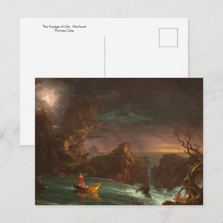 Die Reise des Lebens: Mannesalter von Thomas Cole Postkarte