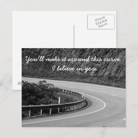 Die Reise des Lebens Postkarte (Vorne/Hinten)