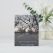 Die Reise des Lebens Postkarte (Stehend Vorderseite)