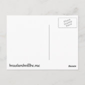 Die Reise des Lebens Postkarte (Rückseite)