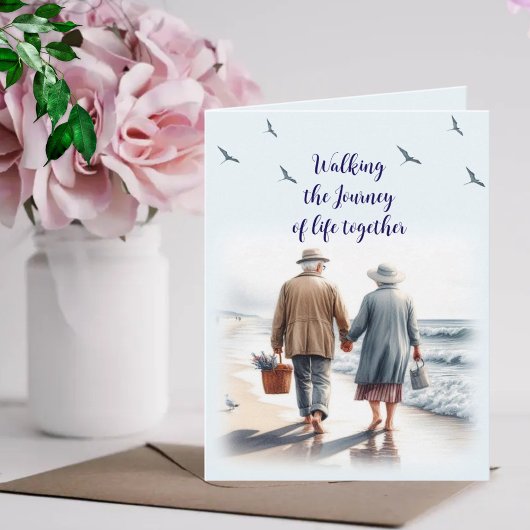 Die Reise des Lebens - Senior Karte