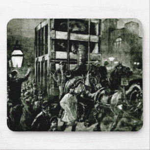 Die Reise des Tunnels-bohrwagen nach den Docks Mousepad