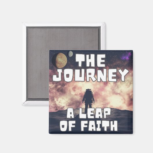 Die Reise - Ein Schritt in den Glauben Magnet (Vorderseite/Rückseite)