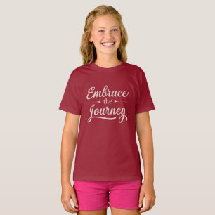 Die Reise einbinden: Freude in jedem Schritt finde T-Shirt