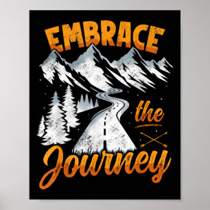 Die Reise einbinden - Motivati mit Inspiration Poster