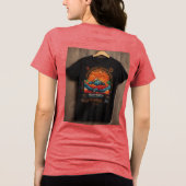"Die Reise einbinden: T - Shirt für Inspiration" (Rückseite)