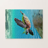 Die Reise einer Meeresschildkröte Puzzle (Horizontal)