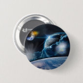 Die Reise eines Lichtwesens Button (Vorne & Hinten)