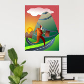Die Reise in die Berge Poster (Heimbüro)