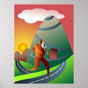 Die Reise in die Berge Poster