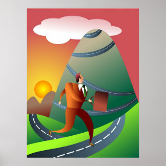 Die Reise in die Berge Poster