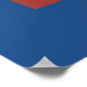 Die Reise ist das Geschenkposter Poster (Ecke)
