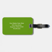 Die Reise ist das Ziel Hawaii Black Sand Beach Gepäckanhänger (Rückseite horizontal)