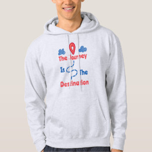 Die Reise ist das Ziel Hoodie