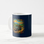 Die Reise ist das Ziel Kaffeetasse (Vorderseite Links)