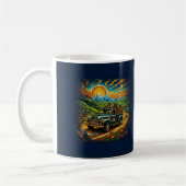 Die Reise ist das Ziel Kaffeetasse (Links)