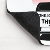 Die Reise ist das Ziel Sunset - oldtimer 2CV Mousepad (Ecke)