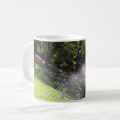 die Reise ist die Belohnung - leben Ihre Kaffeetasse (Vorderseite Links)