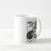 Die Reise ist im Inneren - Psychedelische Dritte A Kaffeetasse (VorderseiteRechts)
