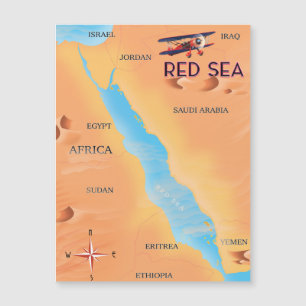 Die Reise Karte vom Roten Meer