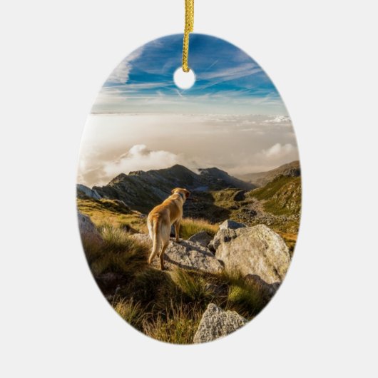 Die Reise Keramik Ornament (Vorne)