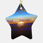 Die Reise Keramik Ornament (Links)