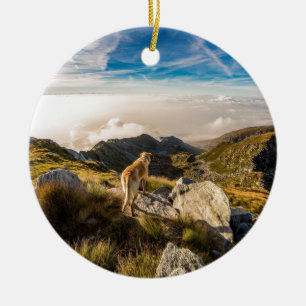 Die Reise Keramikornament