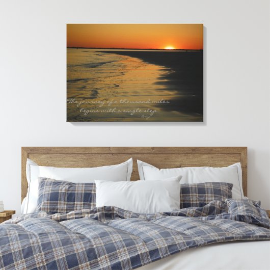 Die Reise Leinwanddruck (Insitu (Schlafzimmer))