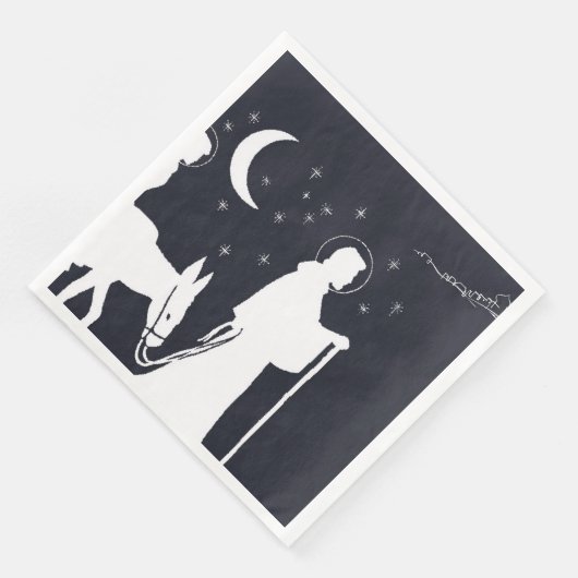 Die Reise nach Bethlehem Serviette (Ecke)