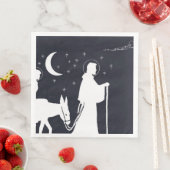 Die Reise nach Bethlehem Serviette (Beispiel)