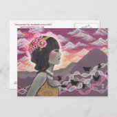 Die Reise Postkarte (Vorne/Hinten)