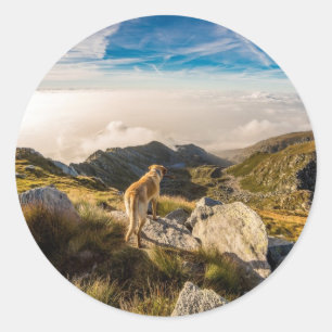 Die Reise Runder Aufkleber