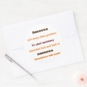 Die Reise verkraften Runder Aufkleber (Umschlag)